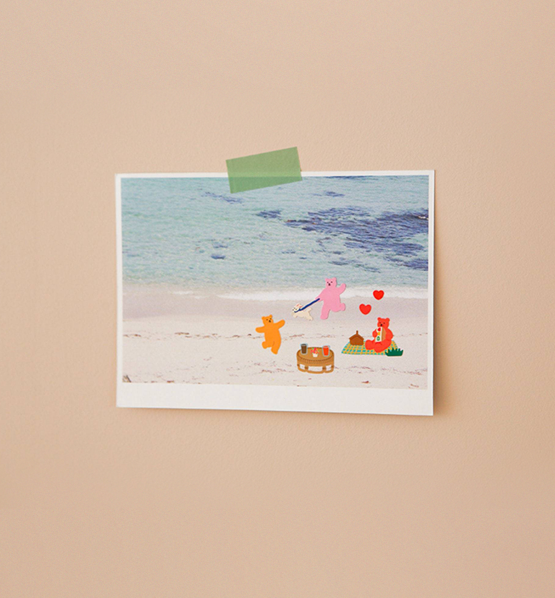 Daily Bear Removal Sticker