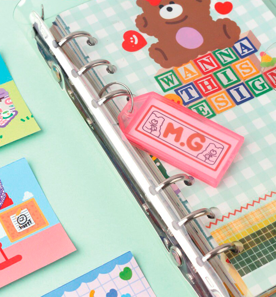 Monggeul Bear Deco Sticker