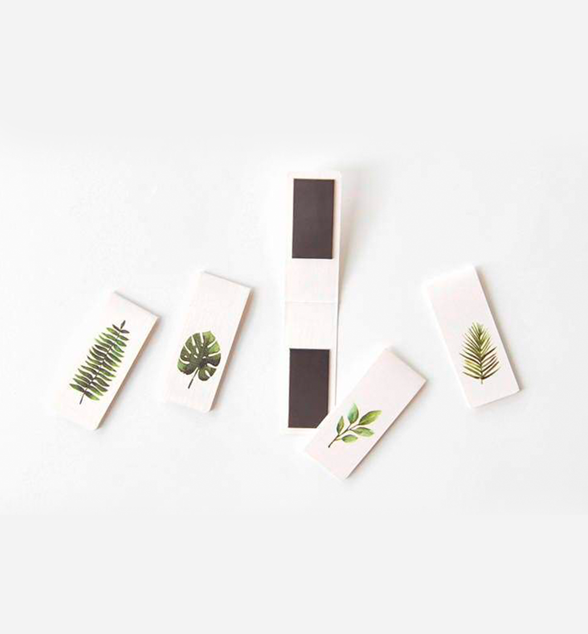 5 Tropical Plants Magnetic Bookmark