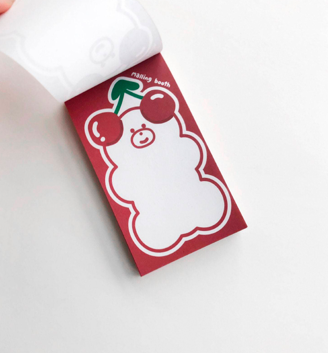 Cherry Bear Memopad