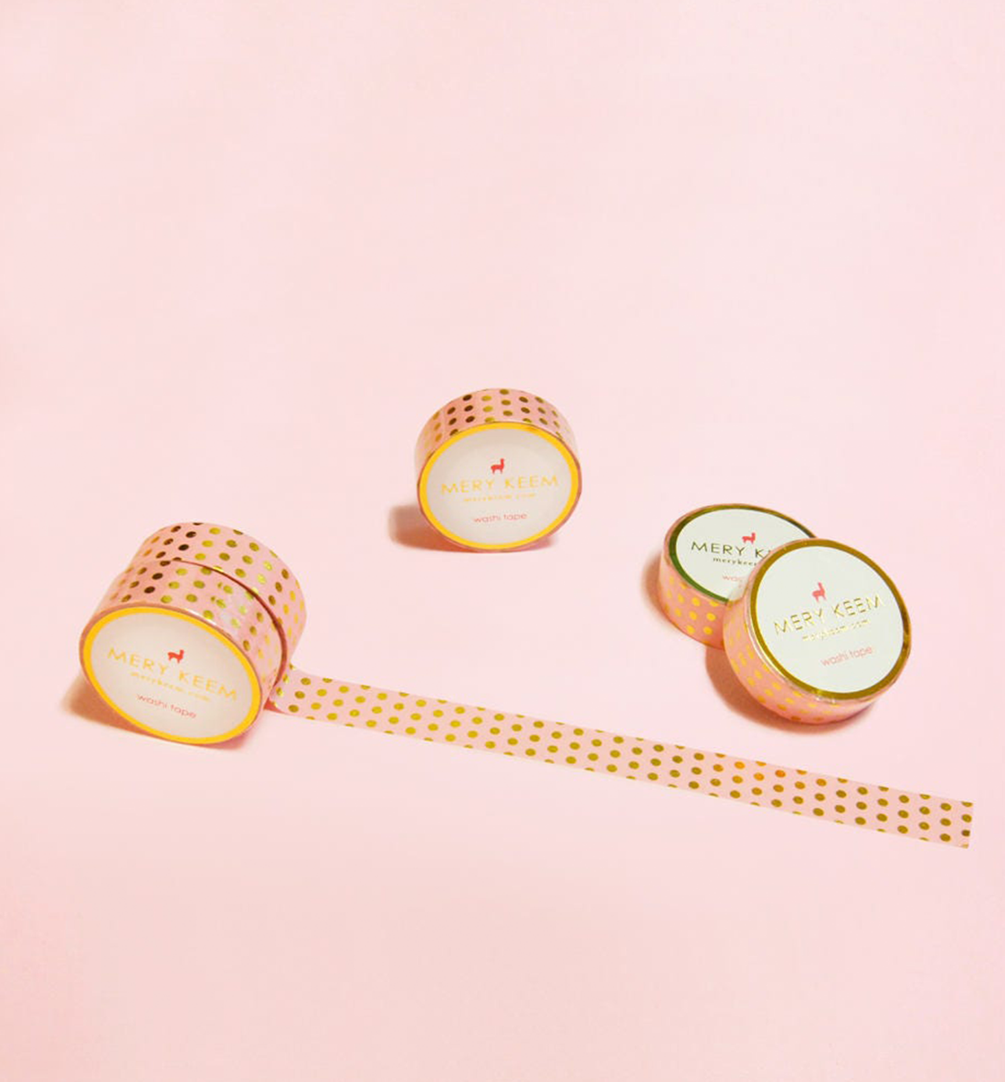 Polka Dots Washi Tape [Pink]