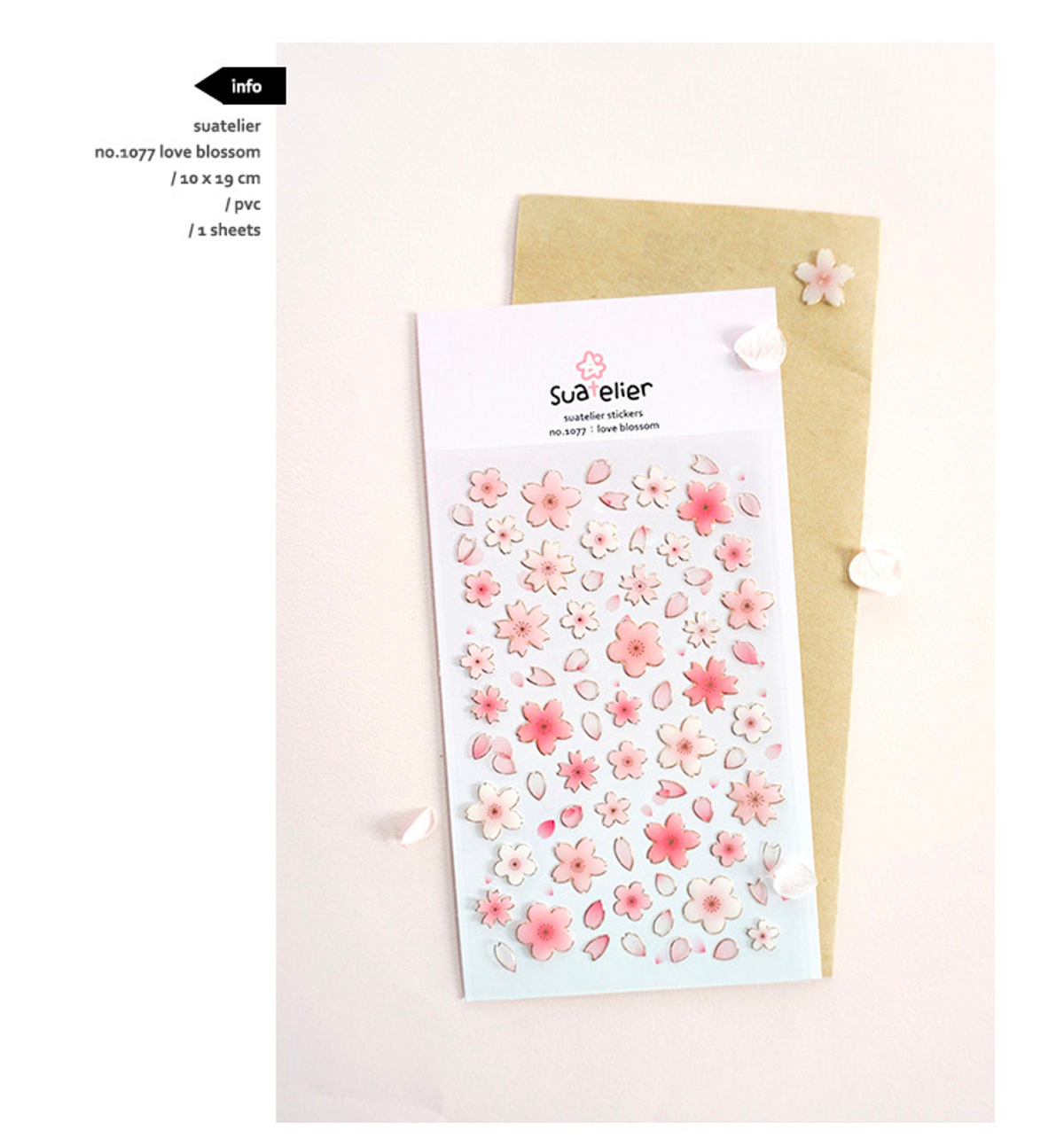 1077 Love Blossom Sticker