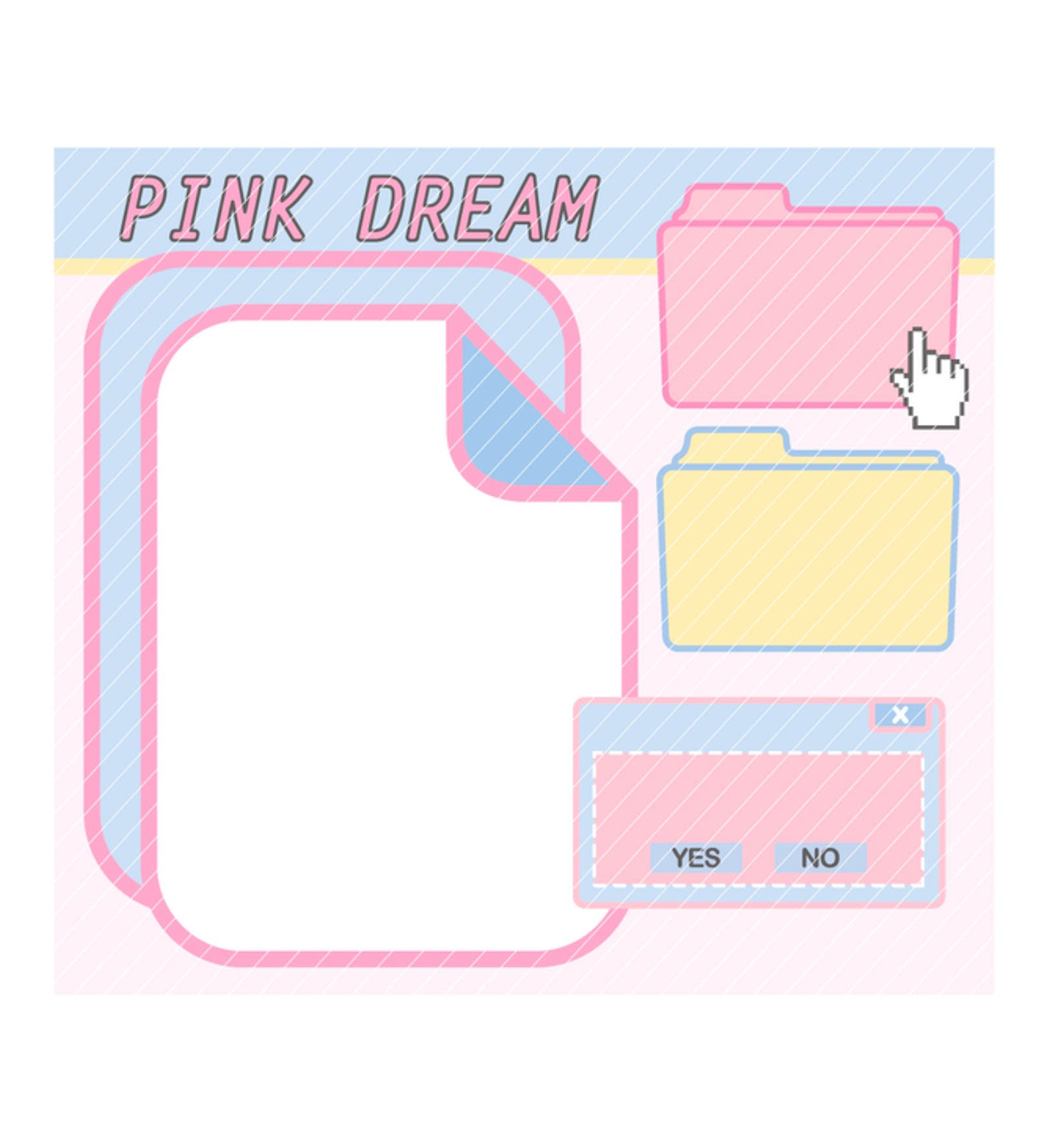 Pink Dream Memopad