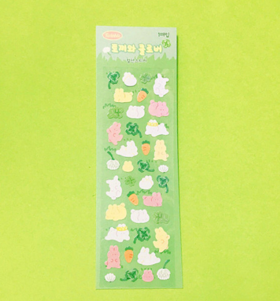 Twinkle Rabbit & Clove Seal Sticker