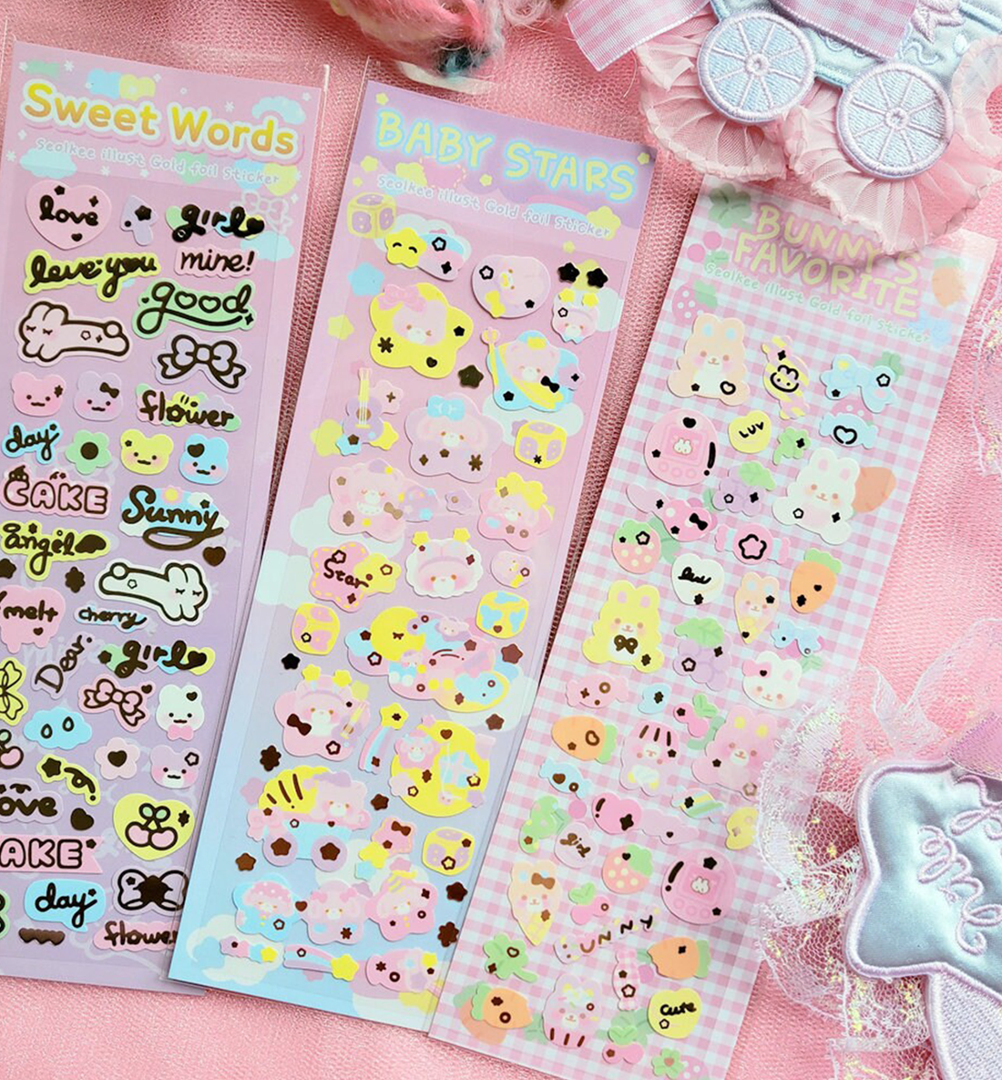 Rose Gold Foil Seal Sticker [3 Designs]