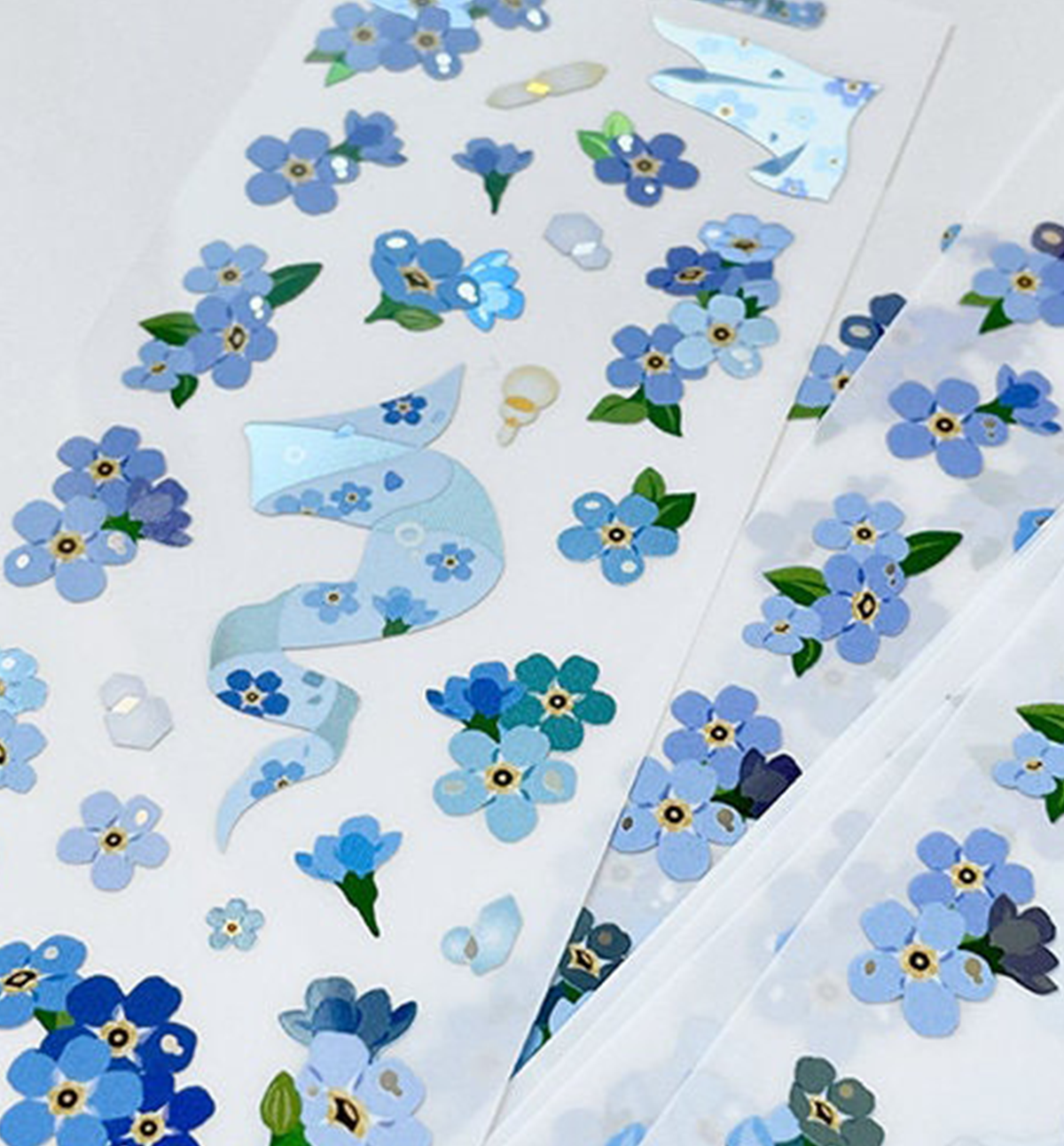 Forget Me Not Seal Sticker