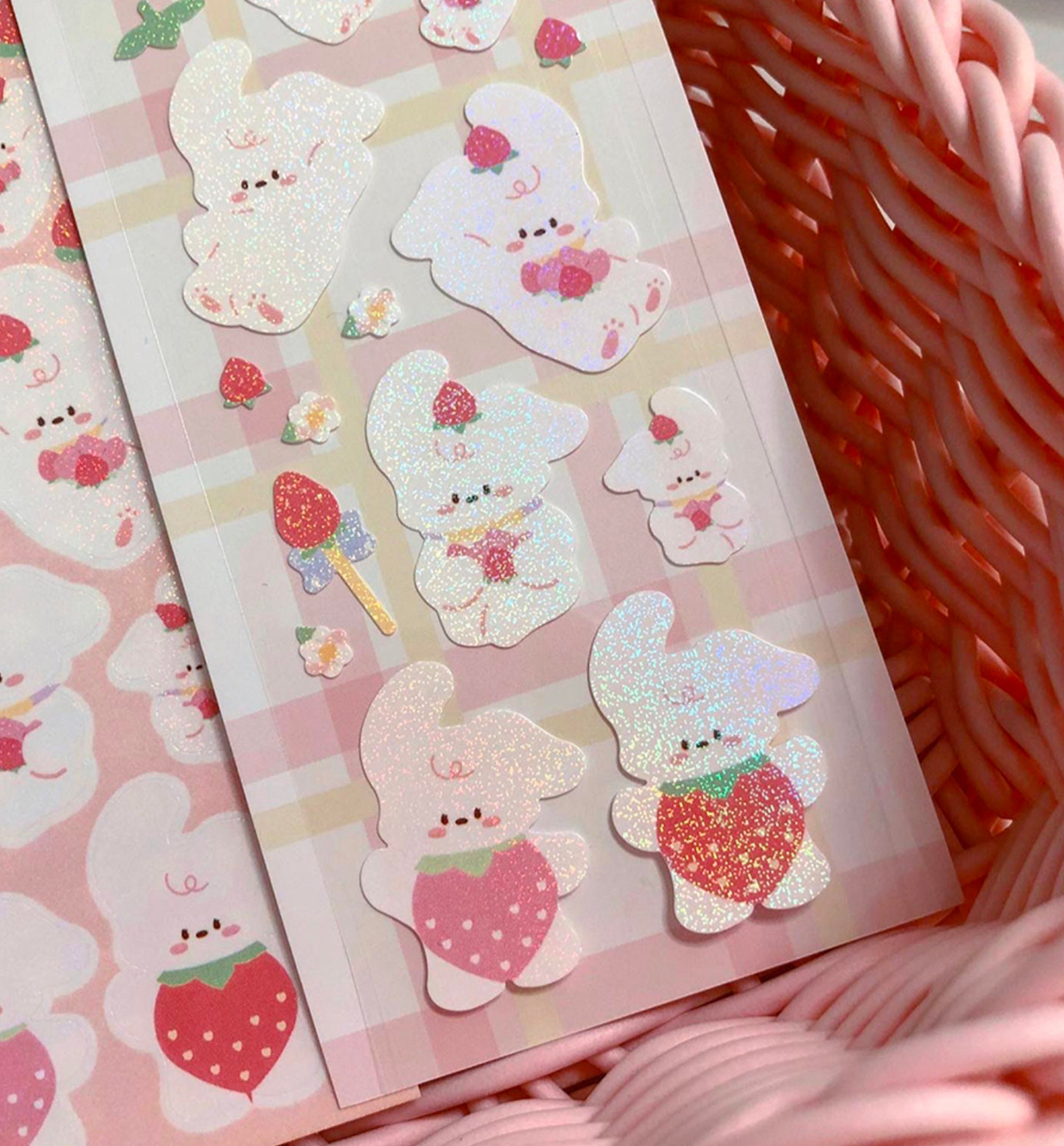 Strawberries Are Here Seal Sticker