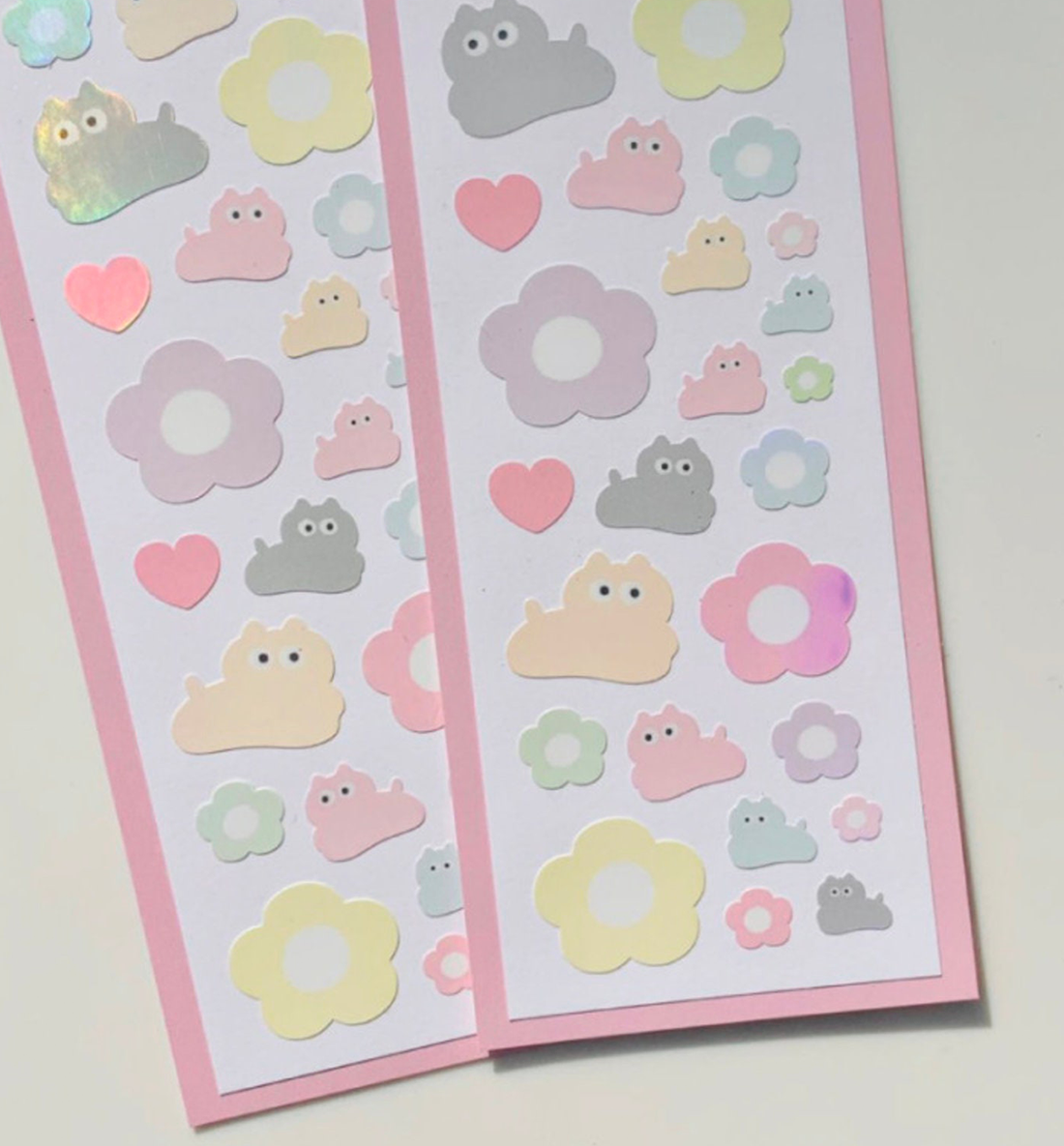 Jump Over The Flower Field Seal Sticker