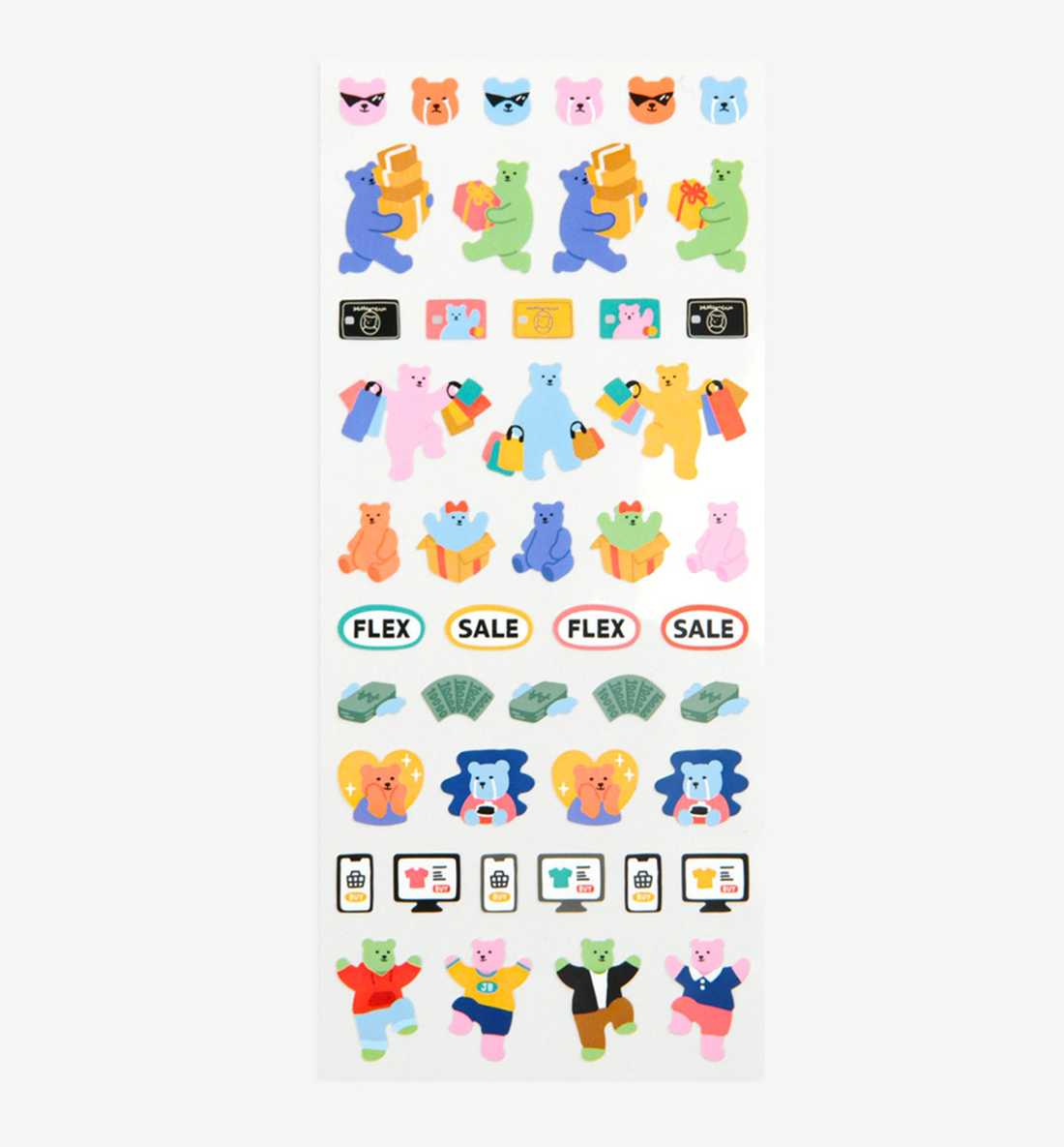 Shopping Diary Remover Seal Sticker