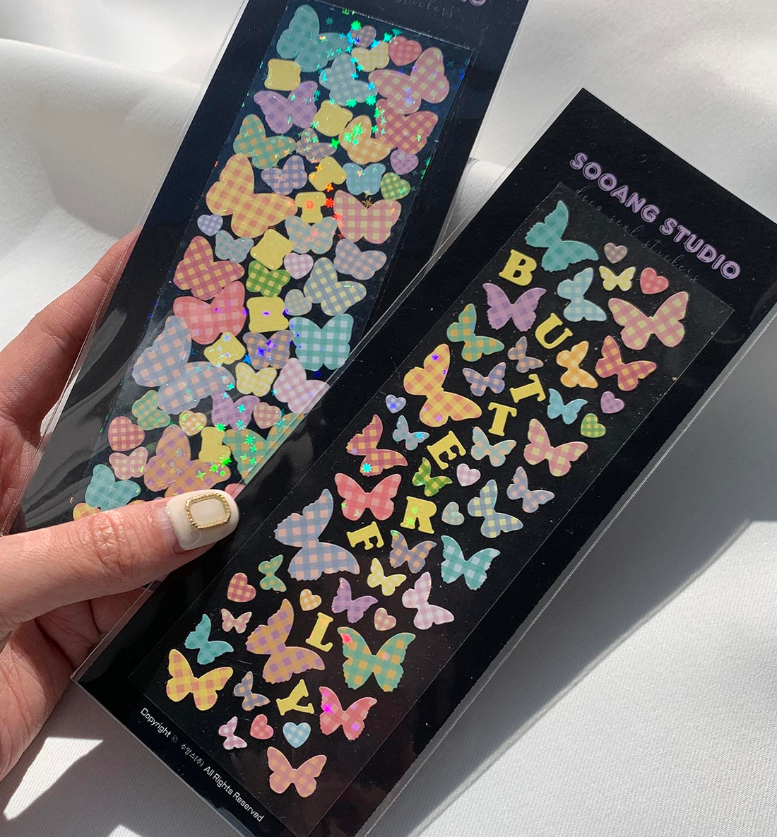 Check Butterfly Seal Sticker