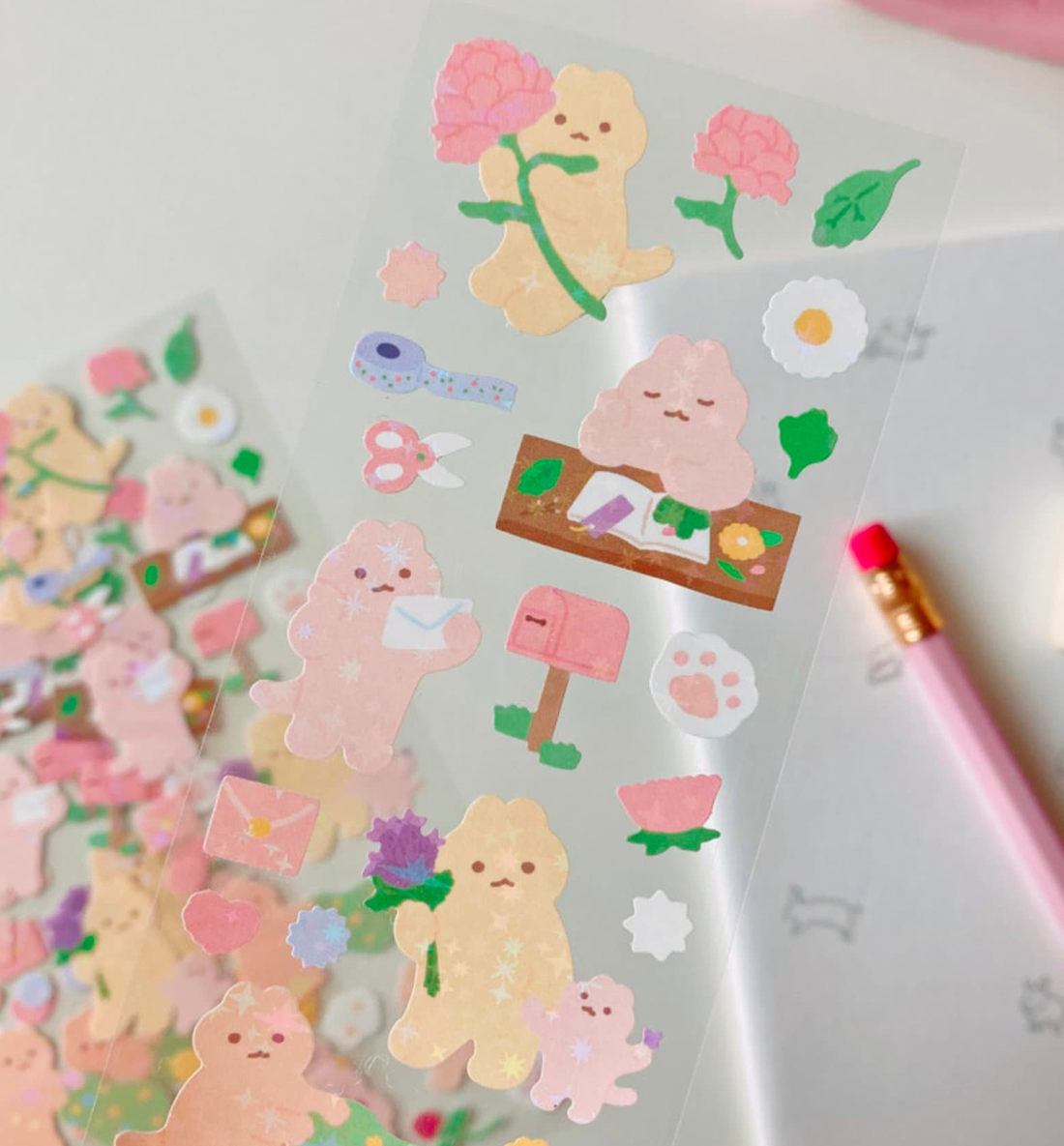 Flower And Mind Seal Sticker