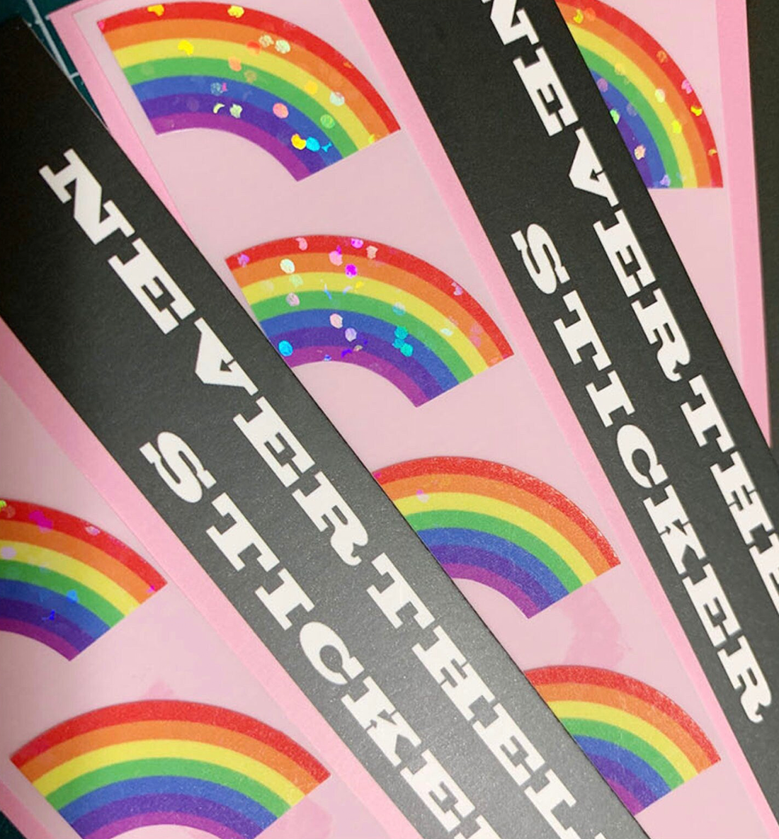 Mini Rainbow Seal Sticker