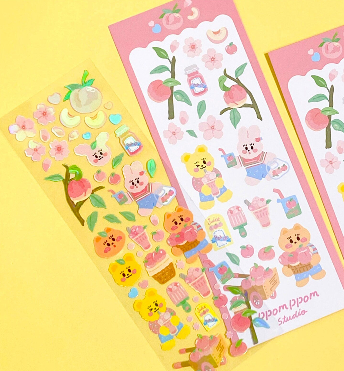 Peachy Peachy Seal Sticker