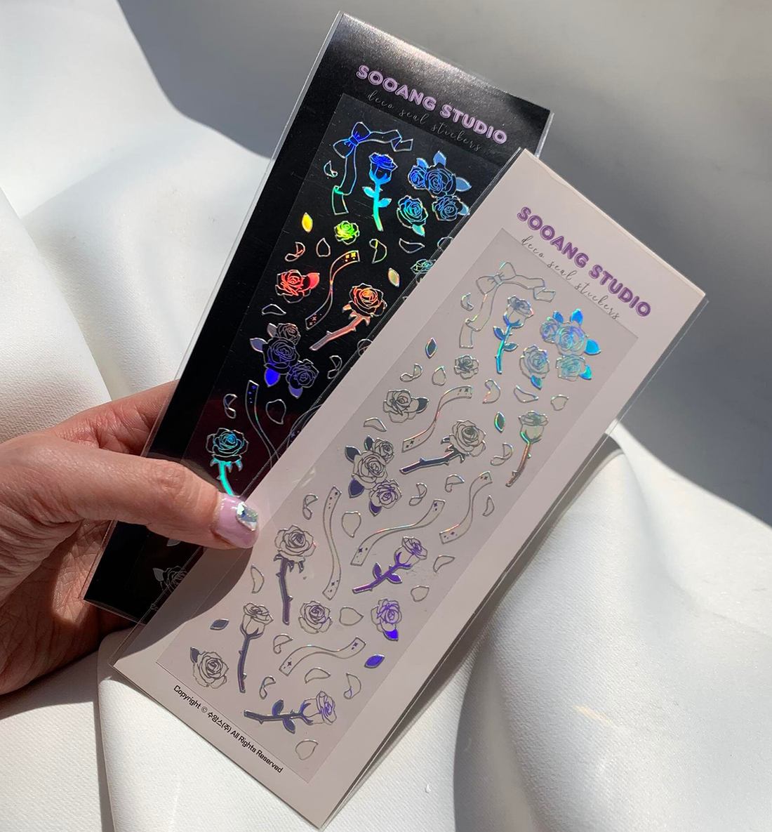 Night Rose Seal Sticker