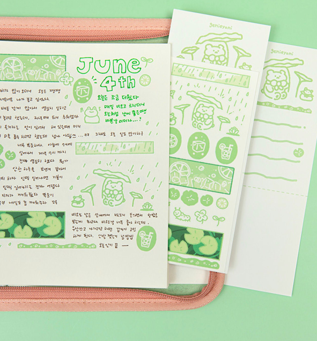 Rain & Lemonade Seal Sticker