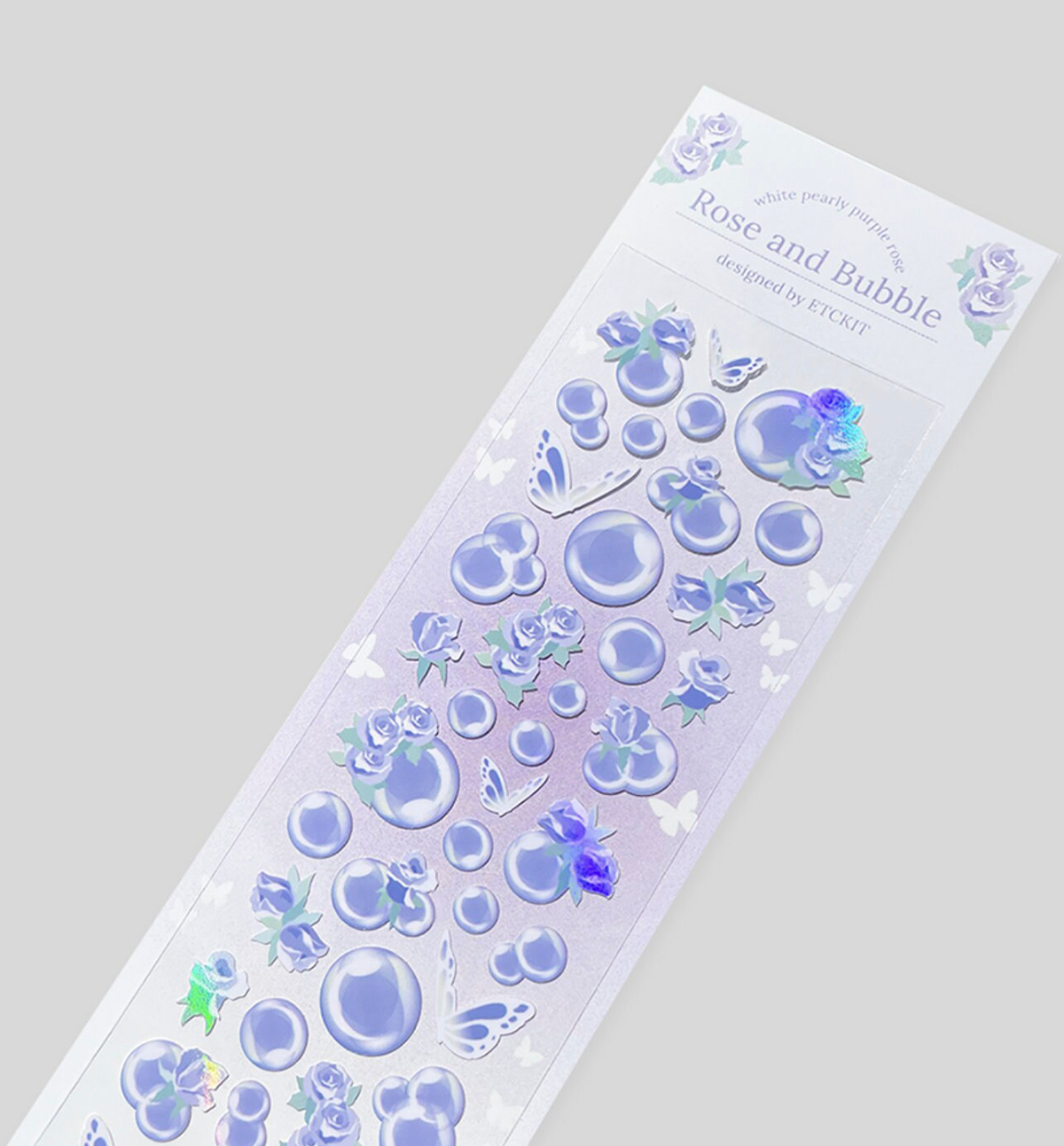 Rose & Bubble Seal Sticker