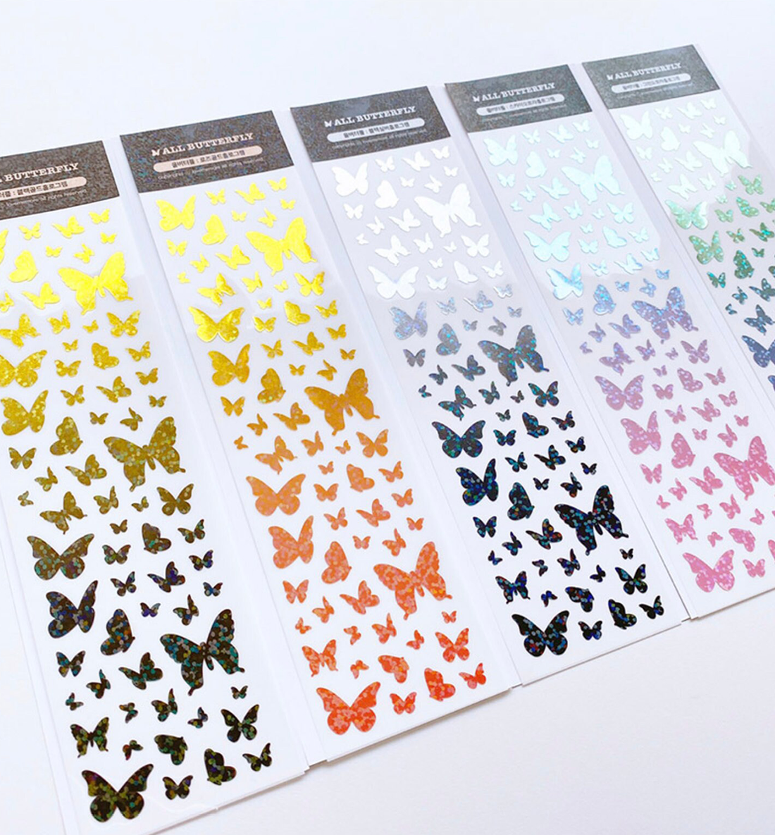 Hologram Butterfly Seal Sticker