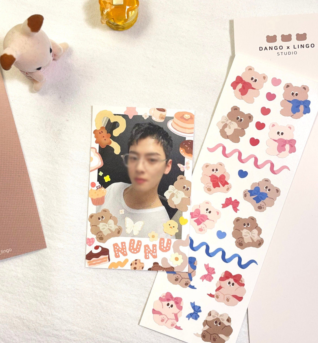 Teddy Bear Seal Sticker