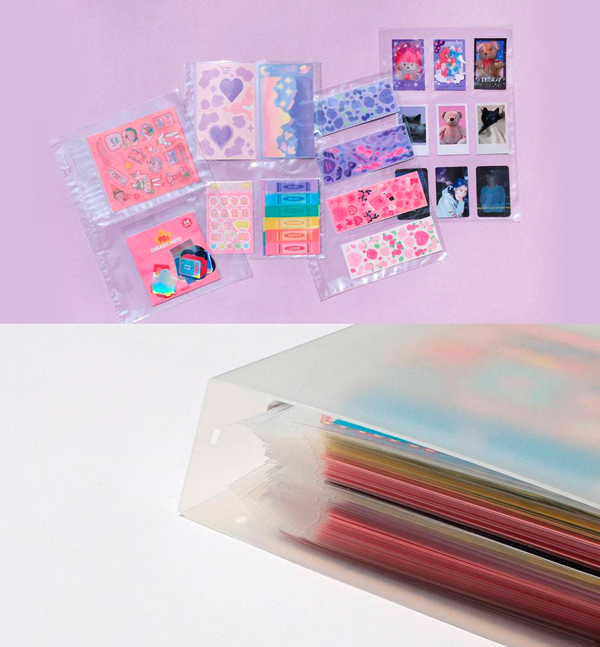 A4 Big Deco Pocket File [Double-Sided]