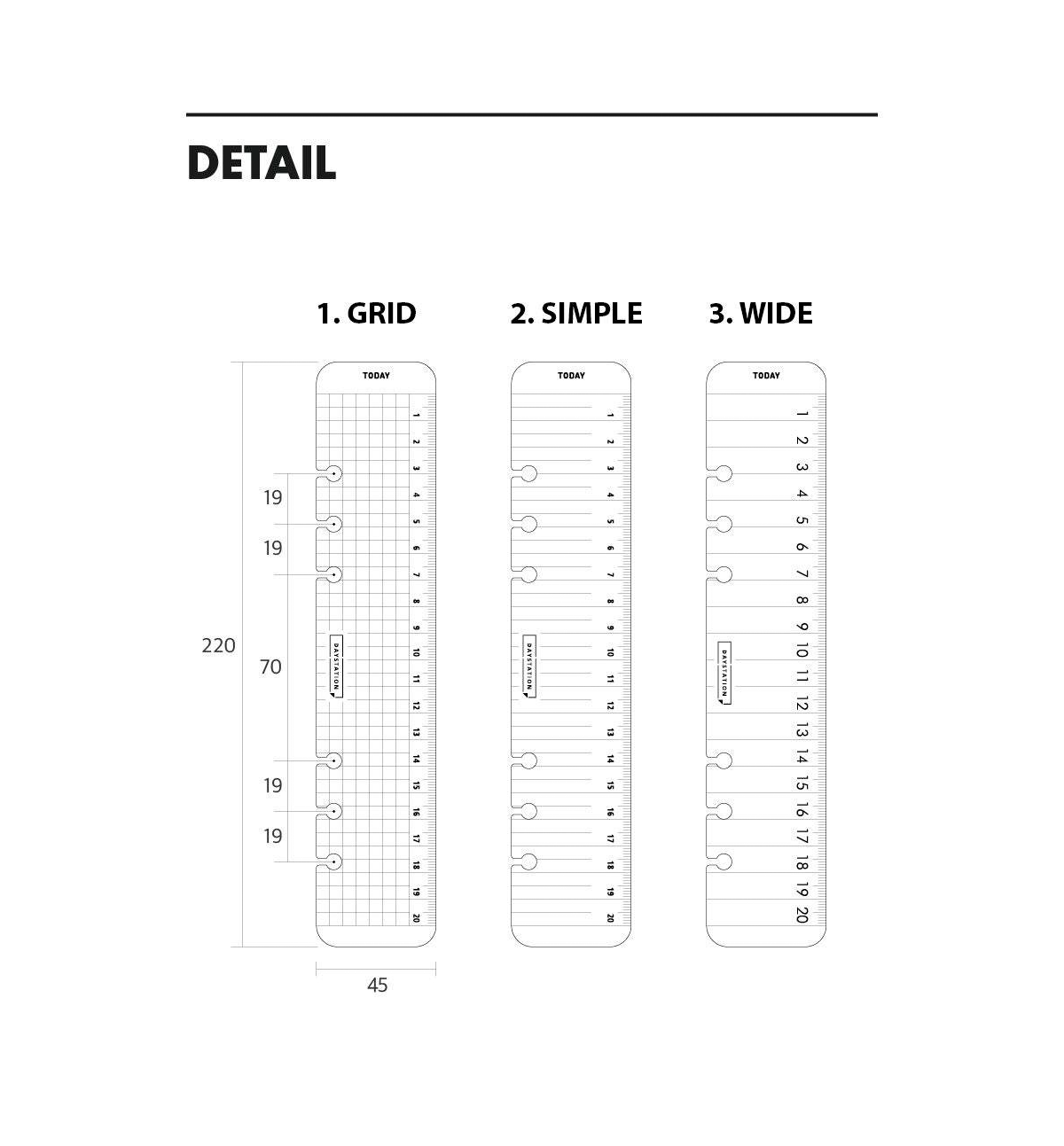 A5 Clear Ruler Page Marker Insert