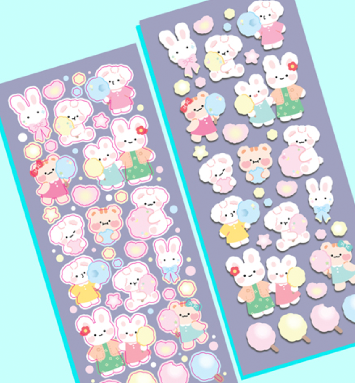 Crunchy Cotton Candy Seal Sticker