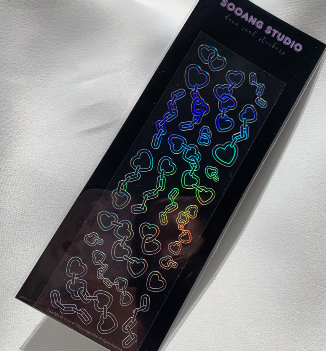 Love Chain Seal Sticker