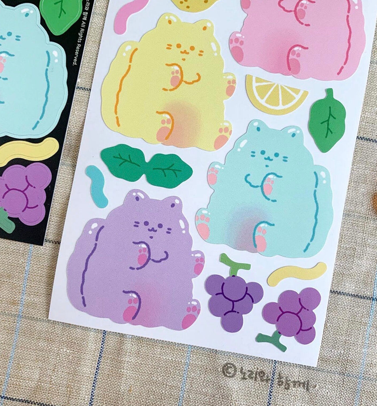 Jelly Cat Big Seal Sticker