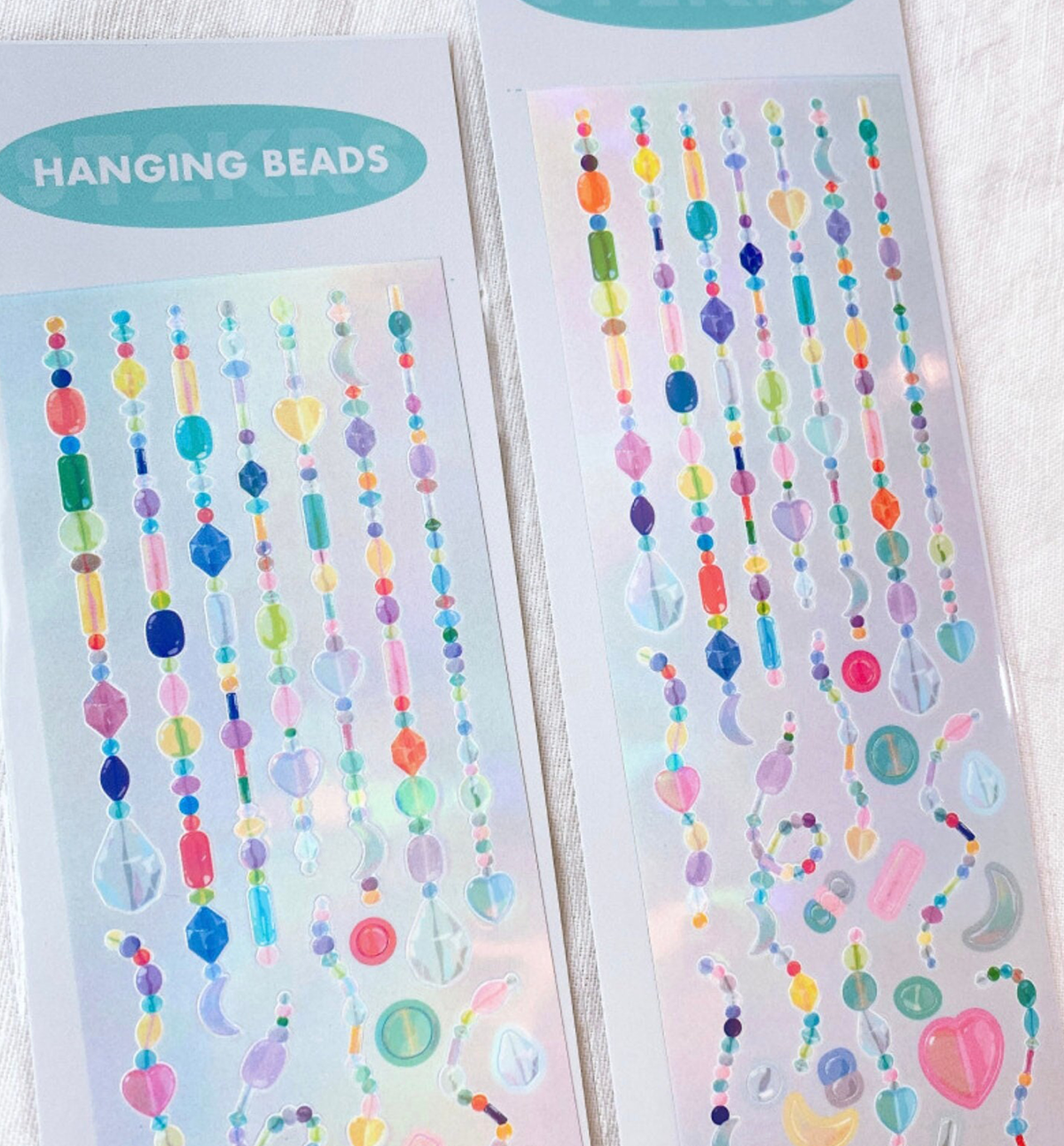 Hanging Beads Seal Sticker