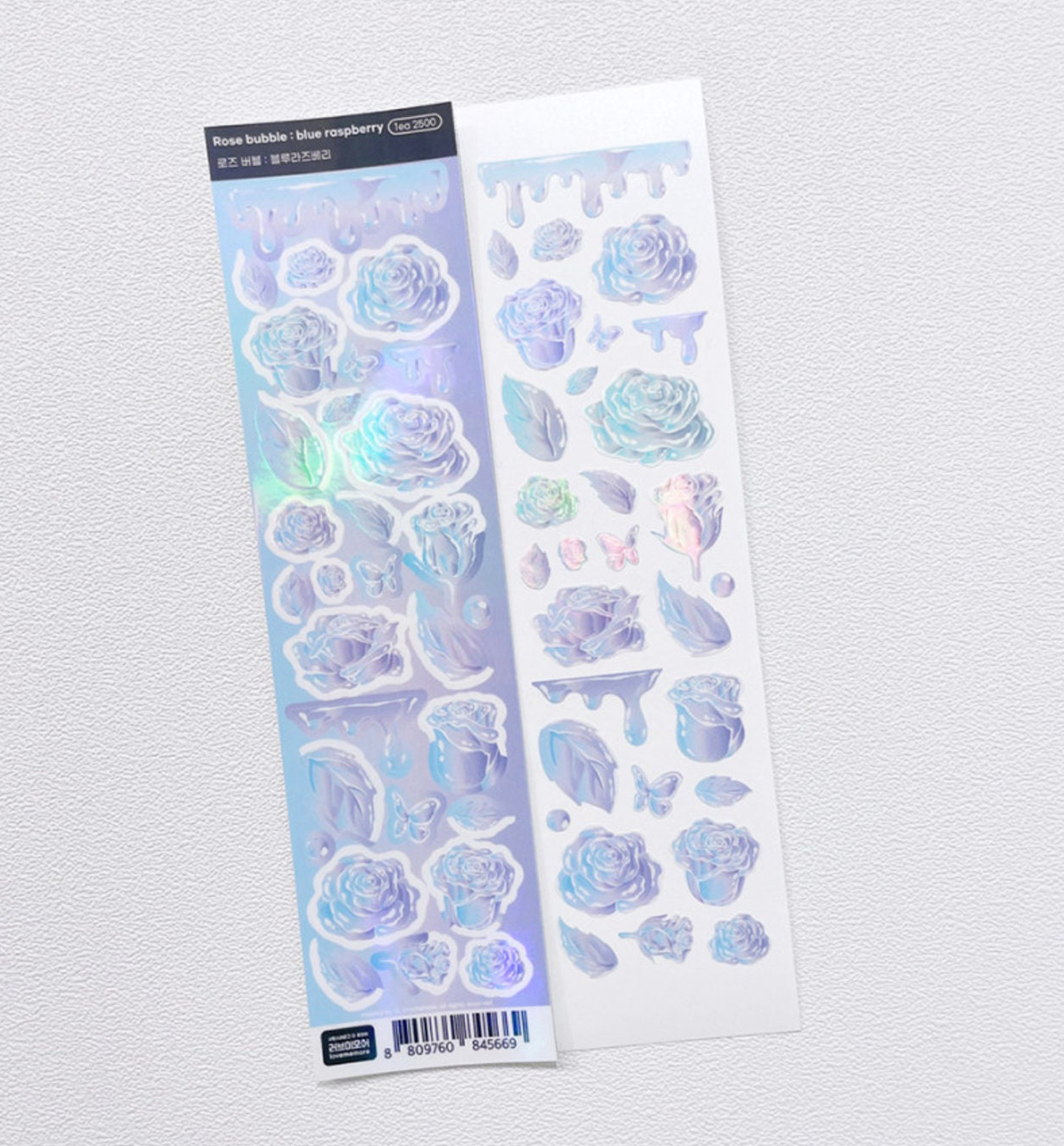 Rose Bubble Seal Sticker [Blue Raspberry]