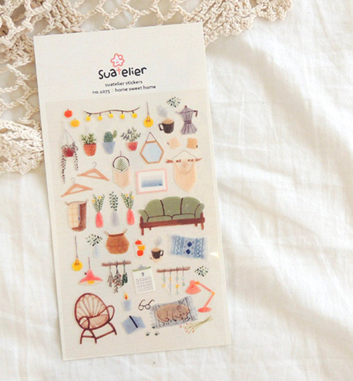 1075 Home Sweet Home Sticker