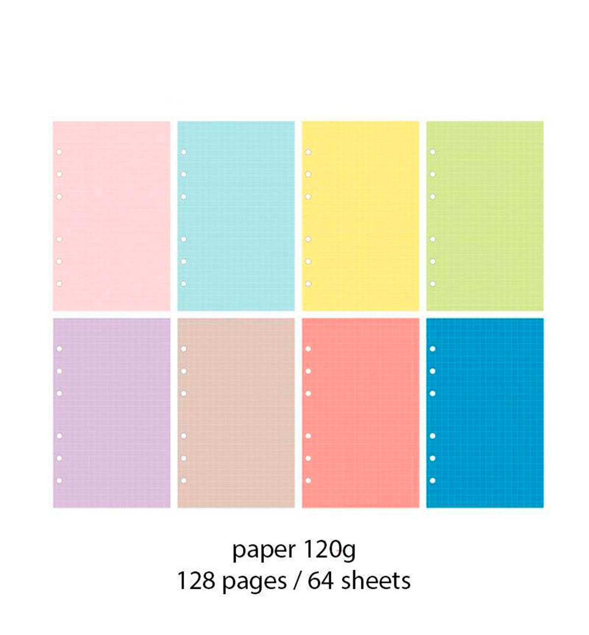 A5 Color Grid Refill