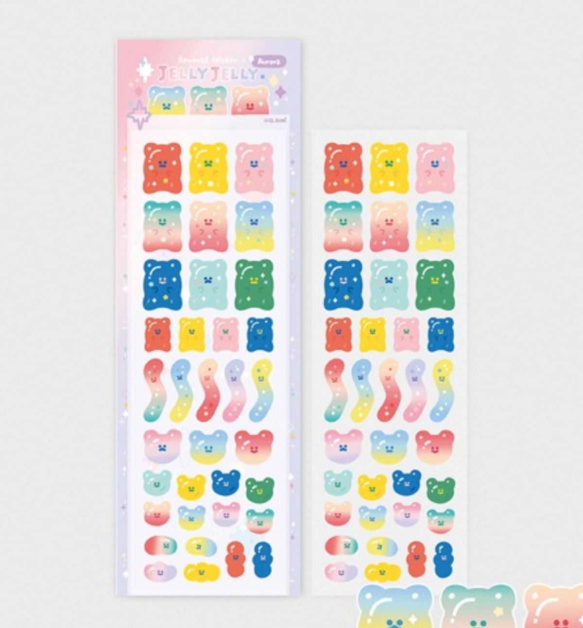 Jelly Cute Seal Sticker [Aurora]