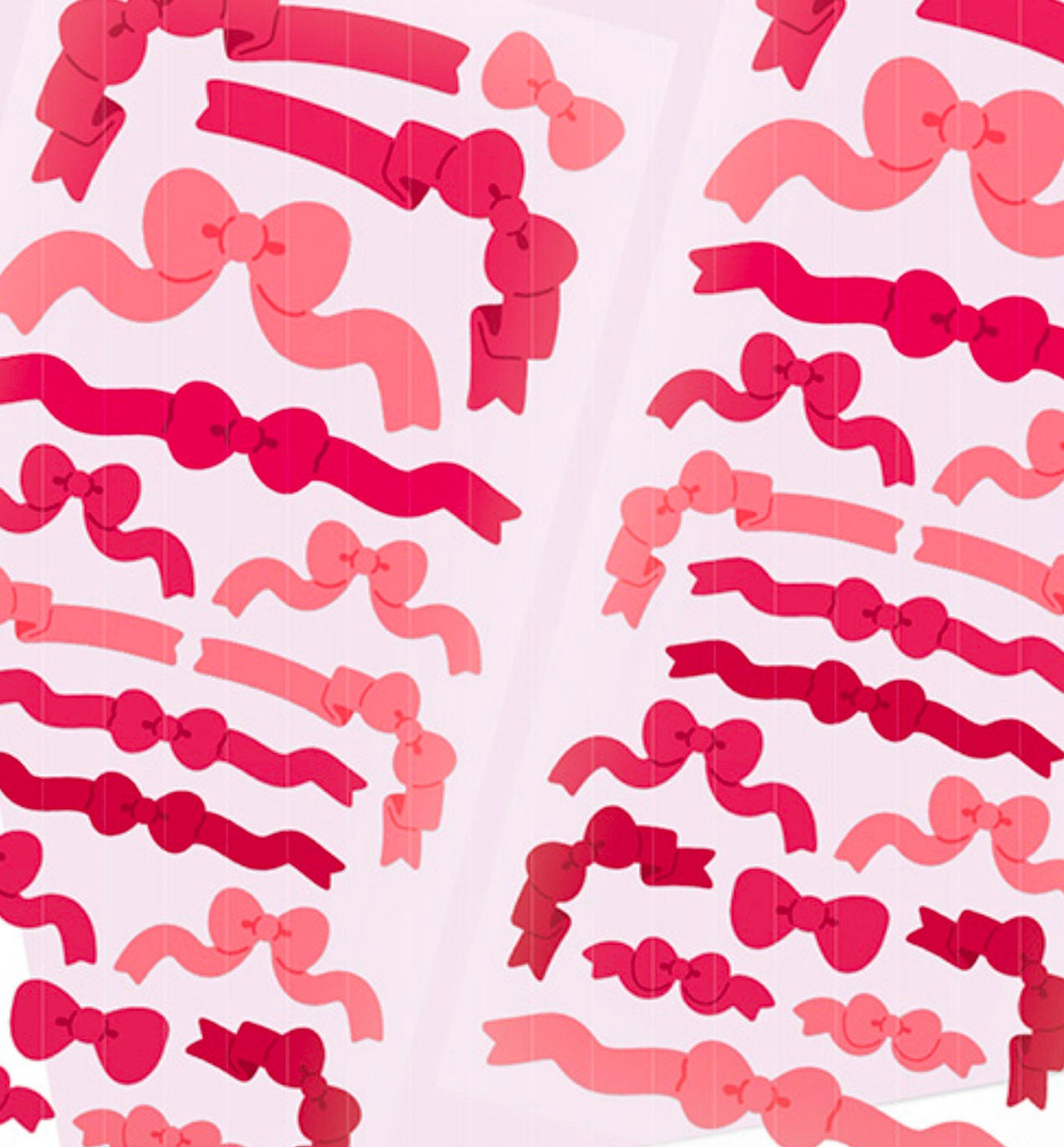 Pink Ribbon Seal Sticker