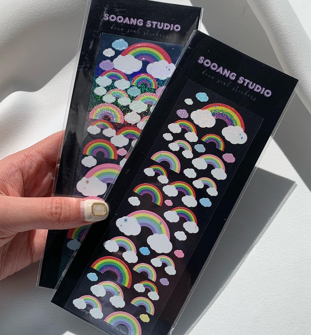 Cloud Rainbow Seal Sticker