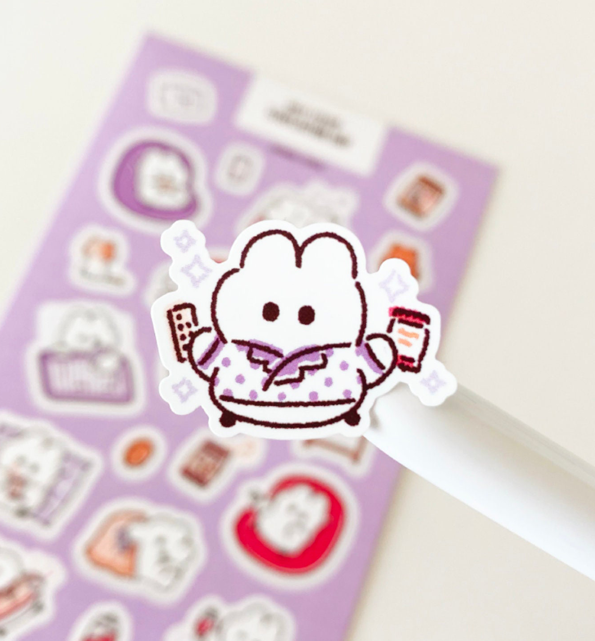 Spending Day At Home Seal Sticker