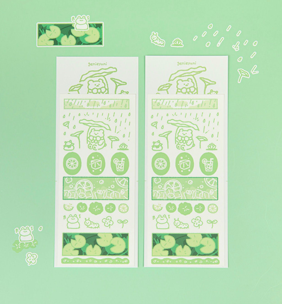Rain & Lemonade Seal Sticker
