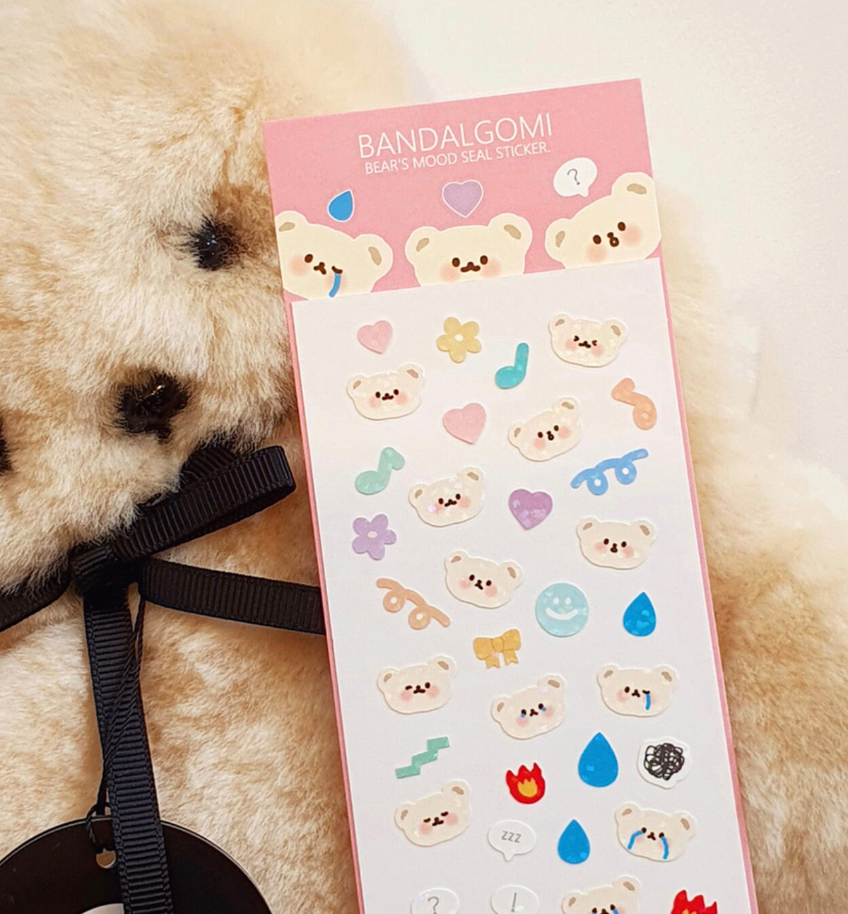 Bear's Mood Seal Sticker