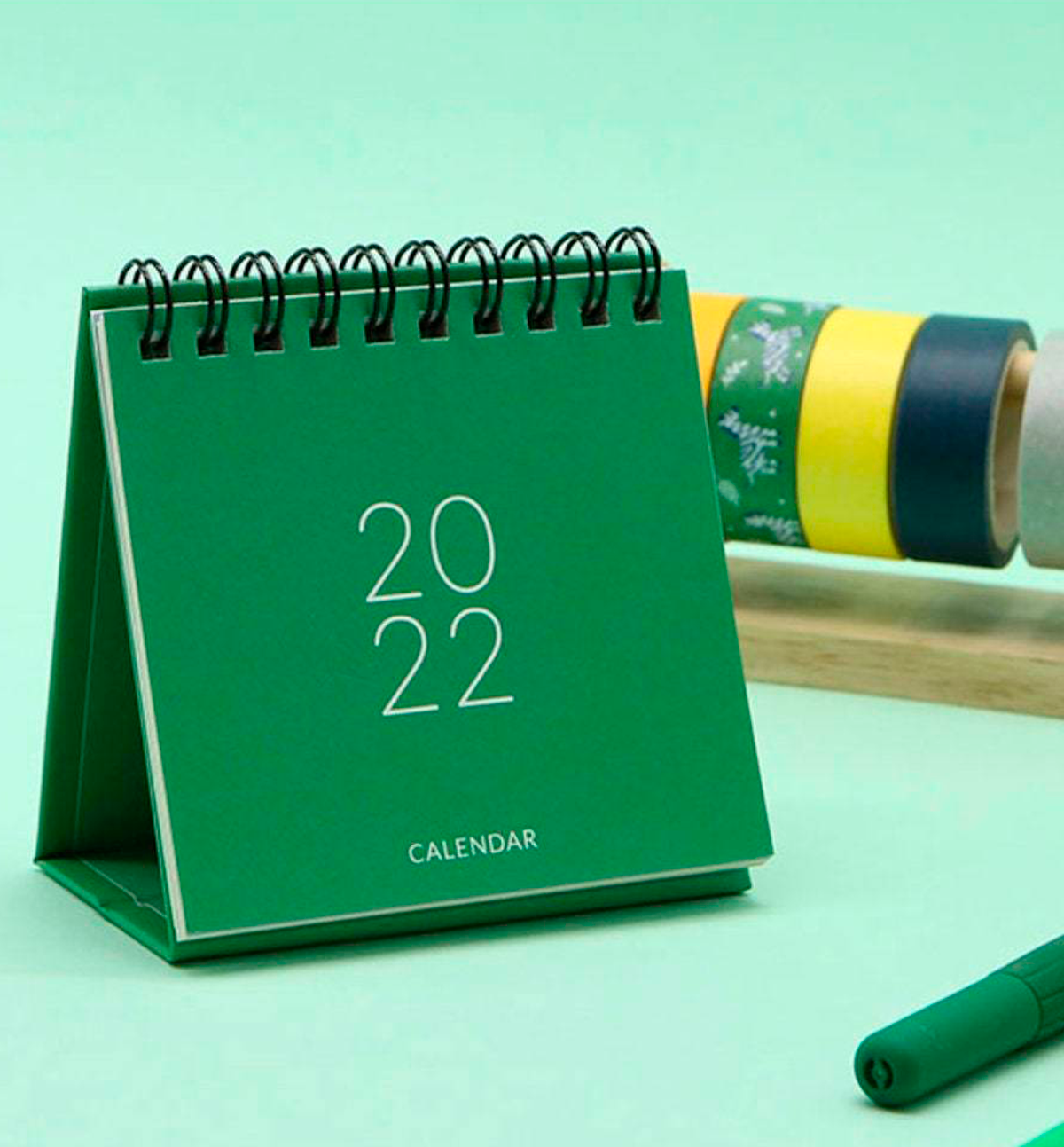 2022 Mini Pastel Desk Calendar
