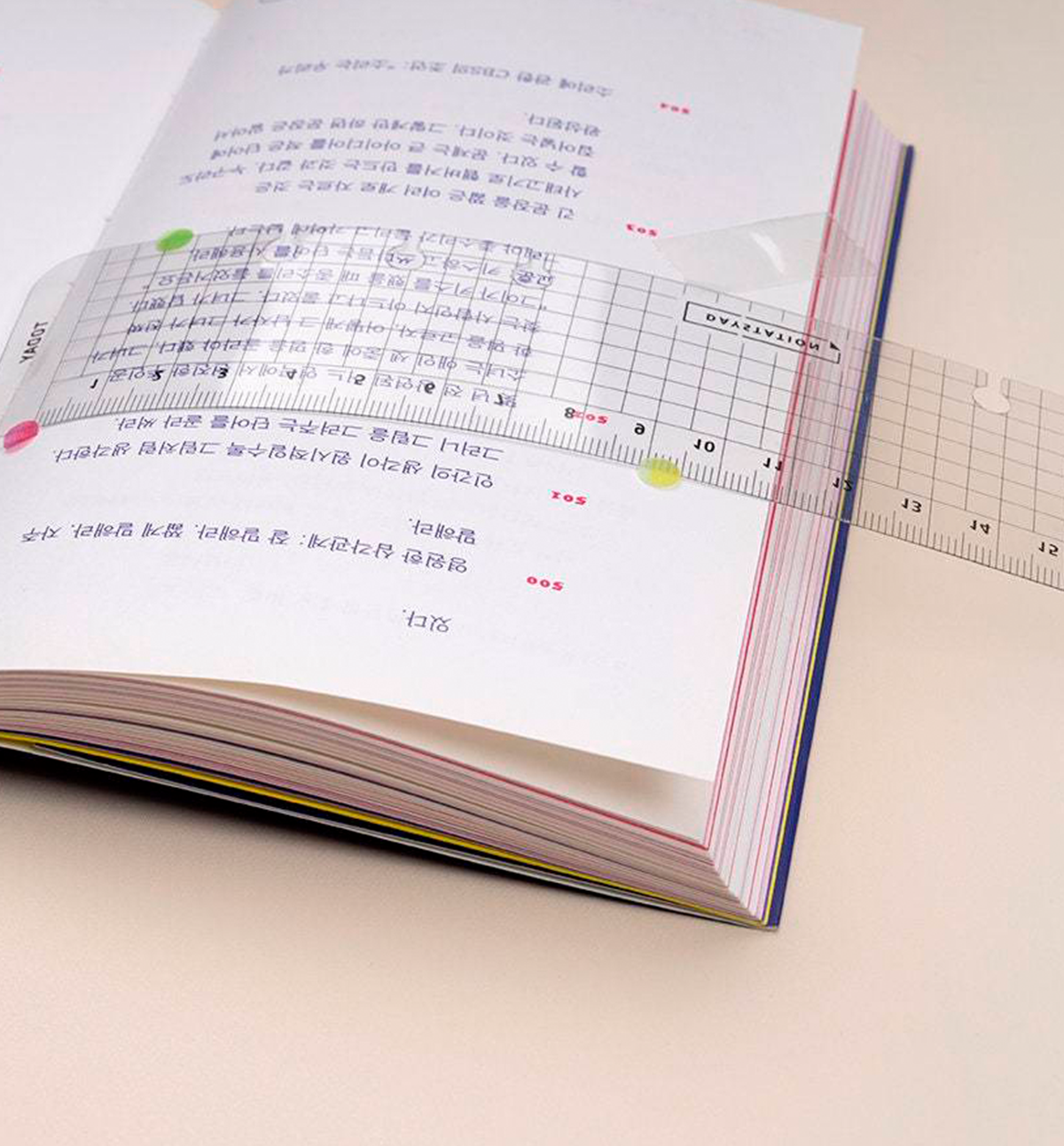 Book Ruler Insert At Page A5 Clear Ruler Page Marker Insert