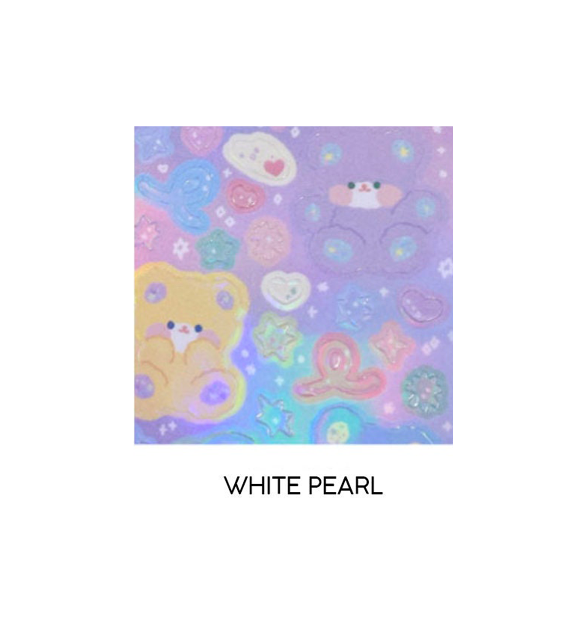 Pastel Bear Seal Sticker [Ver.2]