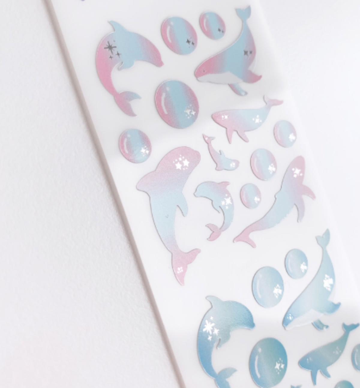 Silver Dolphin Seal Sticker [3 Colors]