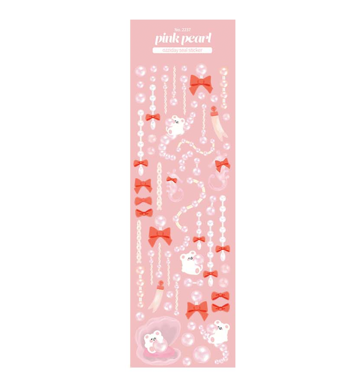 Pink Pearl Seal Sticker