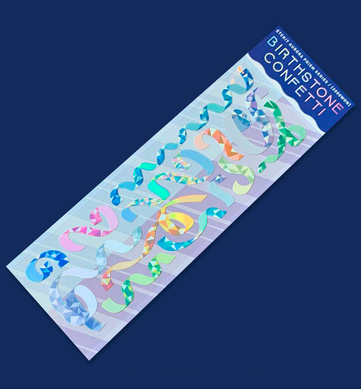 Prism Birthstone Confetti Seal Sticker