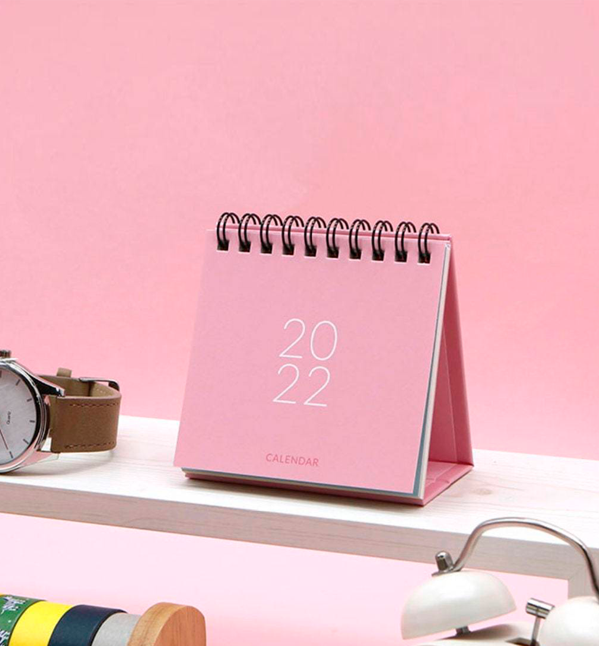 2022 Mini Pastel Desk Calendar