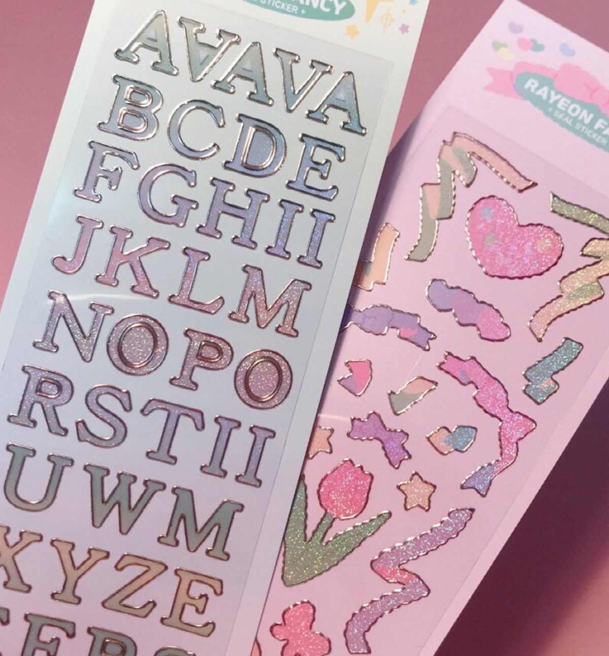 Rainbow Alphabet Seal Sticker