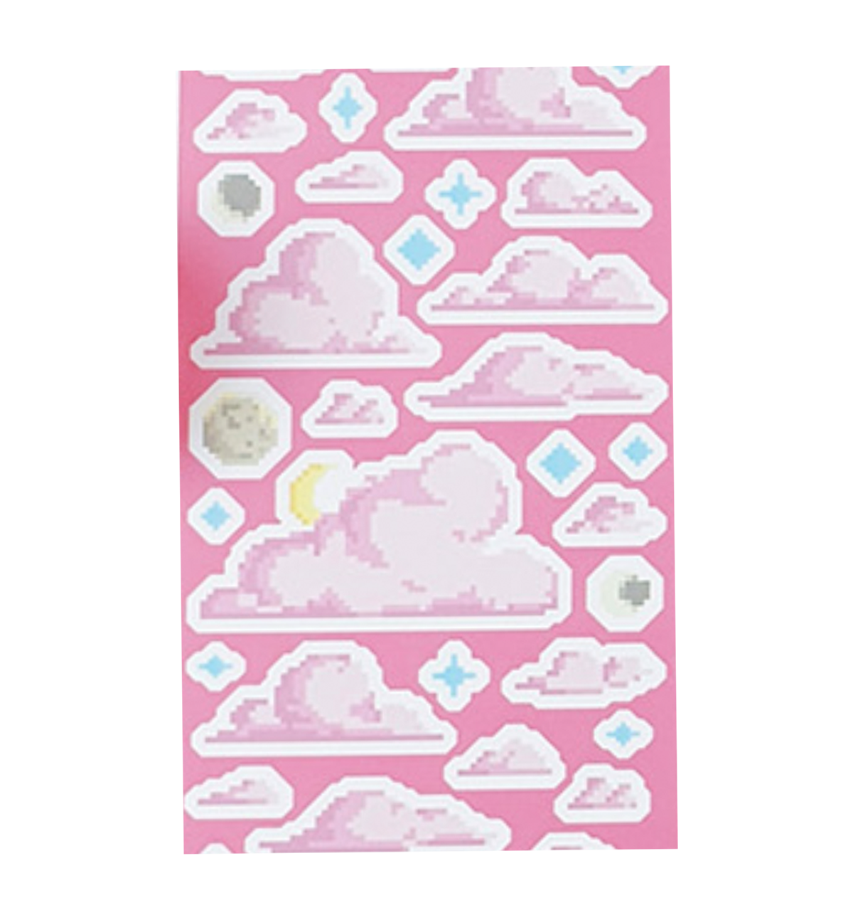 Pixel Cloud Series Seal Sticker