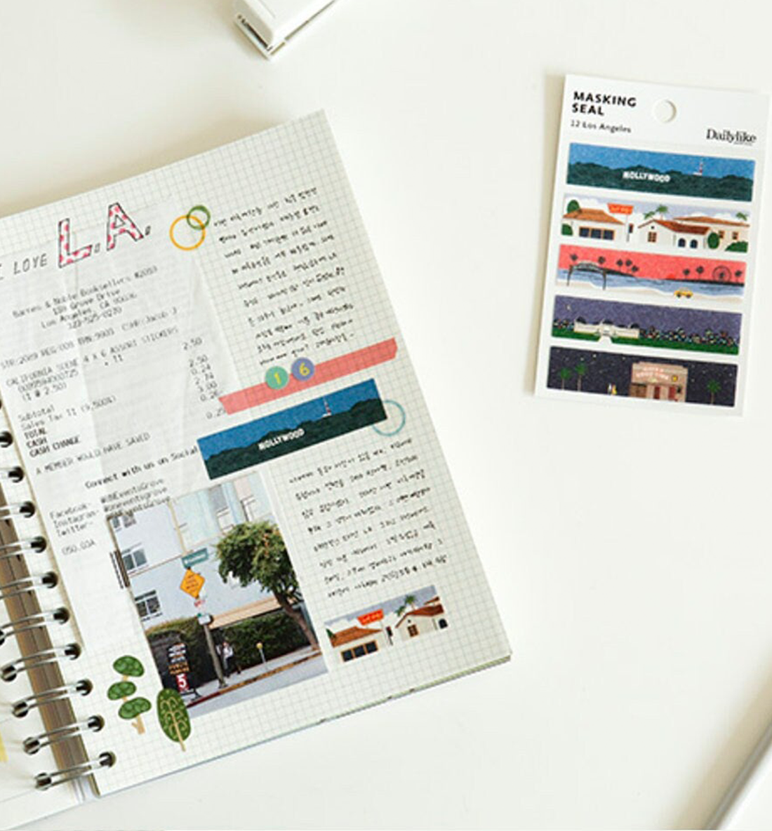 Retro Masking Seal Sticker