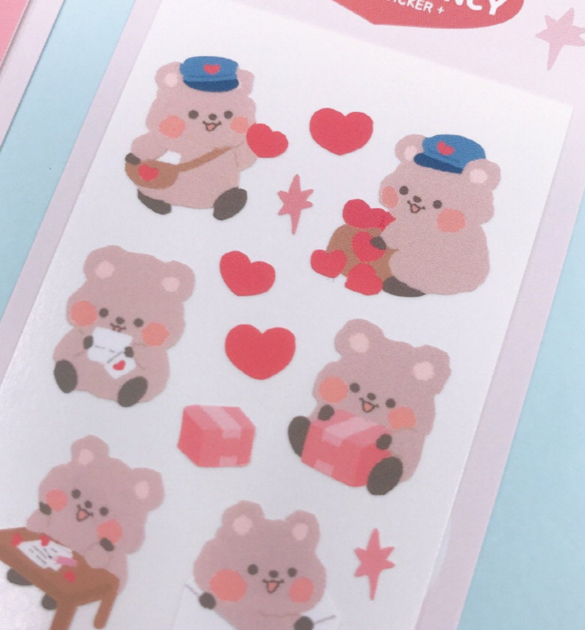 Shiru's letters Seal Sticker