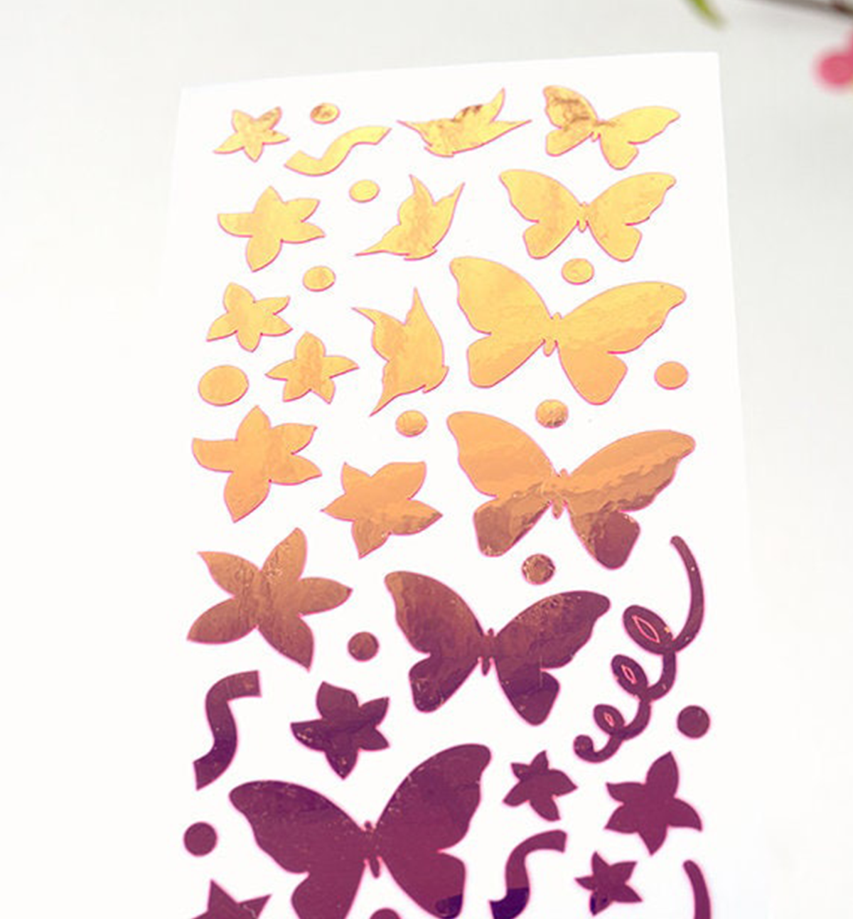 Butterfly Seal Sticker