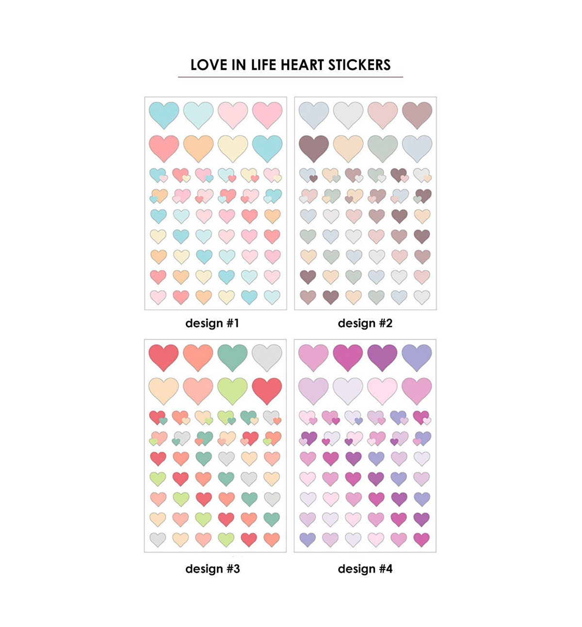 Love In Life Heart Sticker